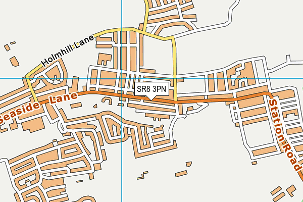 SR8 3PN map - OS VectorMap District (Ordnance Survey)