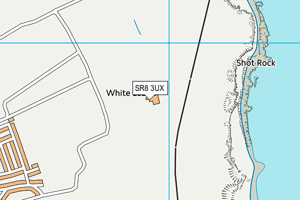 SR8 3UX map - OS VectorMap District (Ordnance Survey)