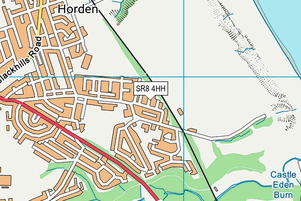 SR8 4HH map - OS VectorMap District (Ordnance Survey)