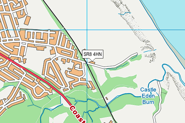 SR8 4HN map - OS VectorMap District (Ordnance Survey)