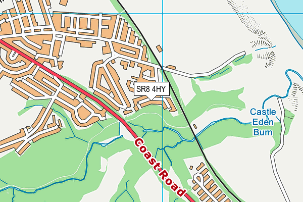 SR8 4HY map - OS VectorMap District (Ordnance Survey)