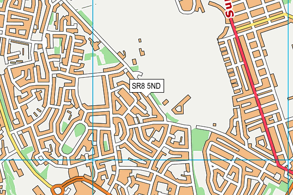 SR8 5ND map - OS VectorMap District (Ordnance Survey)