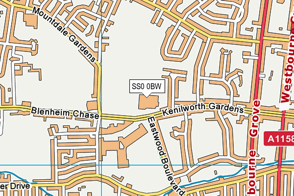 St Thomas More High School map (SS0 0BW) - OS VectorMap District (Ordnance Survey)