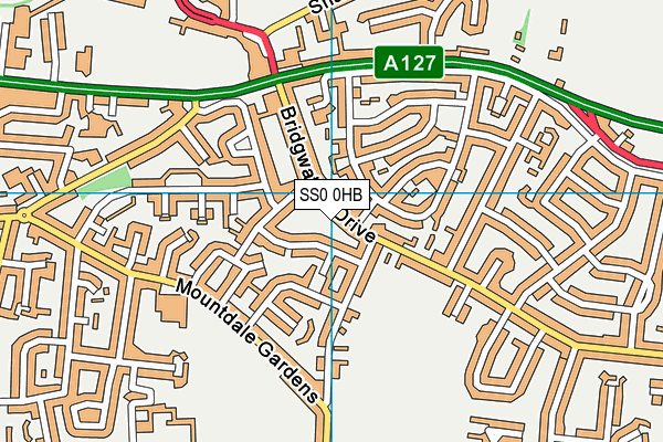 SS0 0HB map - OS VectorMap District (Ordnance Survey)