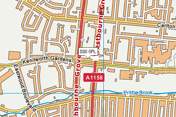 SS0 0PL map - OS VectorMap District (Ordnance Survey)