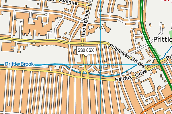 SS0 0SX map - OS VectorMap District (Ordnance Survey)