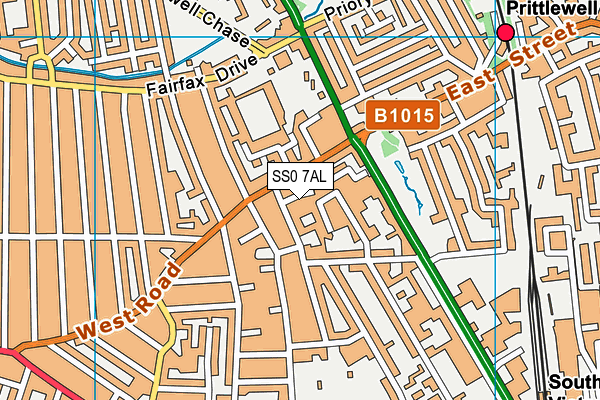 SS0 7AL map - OS VectorMap District (Ordnance Survey)