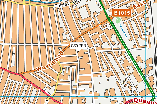 SS0 7BB map - OS VectorMap District (Ordnance Survey)