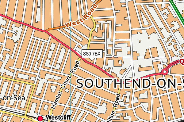 SS0 7BX map - OS VectorMap District (Ordnance Survey)