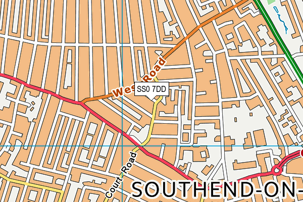 SS0 7DD map - OS VectorMap District (Ordnance Survey)