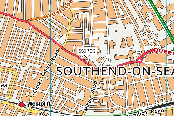 SS0 7DG map - OS VectorMap District (Ordnance Survey)