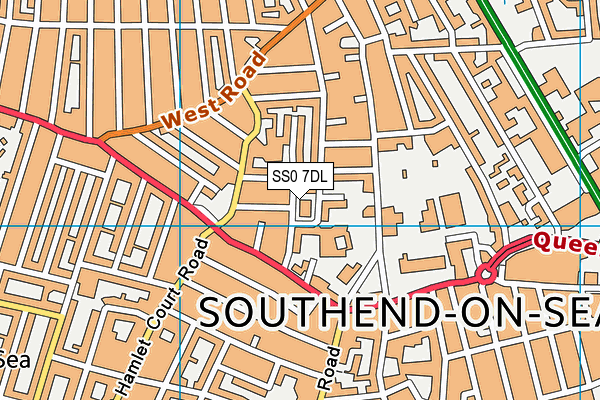 SS0 7DL map - OS VectorMap District (Ordnance Survey)