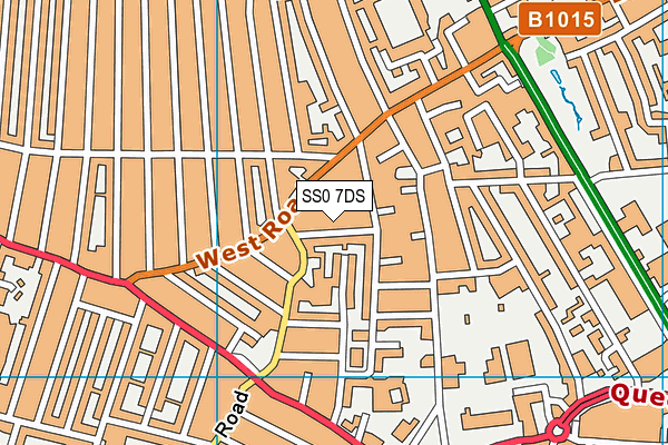 SS0 7DS map - OS VectorMap District (Ordnance Survey)