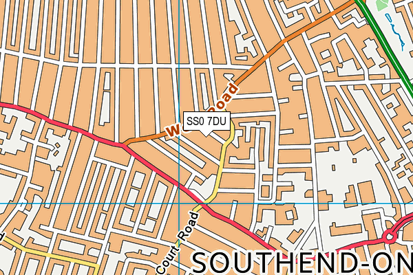 SS0 7DU map - OS VectorMap District (Ordnance Survey)