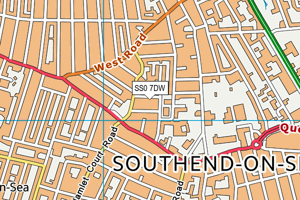 SS0 7DW map - OS VectorMap District (Ordnance Survey)