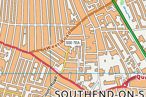 SS0 7EA map - OS VectorMap District (Ordnance Survey)