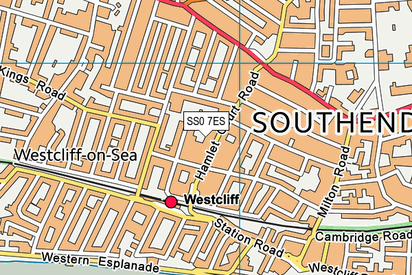 SS0 7ES map - OS VectorMap District (Ordnance Survey)