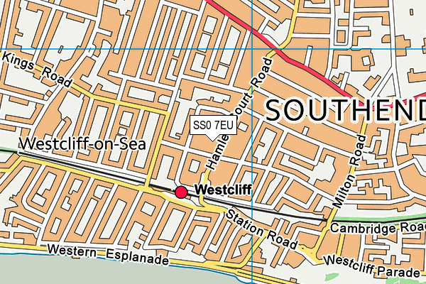 SS0 7EU map - OS VectorMap District (Ordnance Survey)