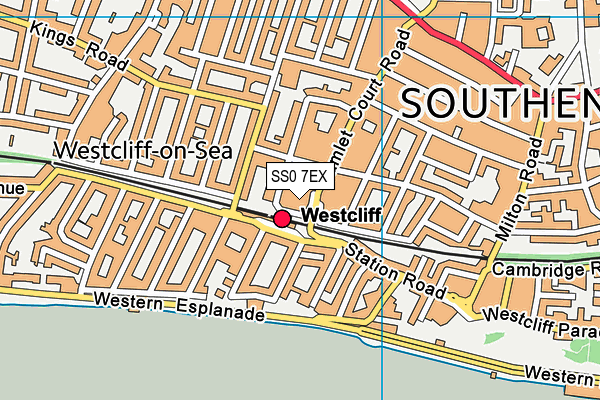 SS0 7EX map - OS VectorMap District (Ordnance Survey)