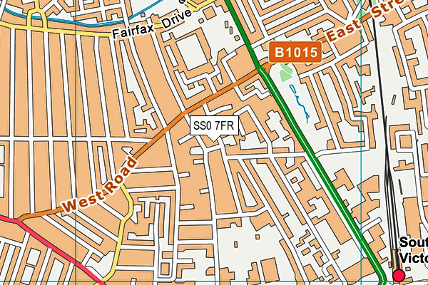 SS0 7FR map - OS VectorMap District (Ordnance Survey)