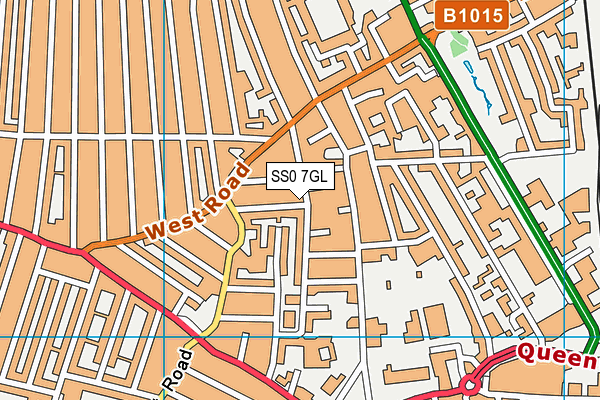 SS0 7GL map - OS VectorMap District (Ordnance Survey)