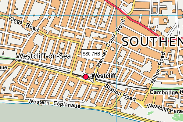 SS0 7HB map - OS VectorMap District (Ordnance Survey)