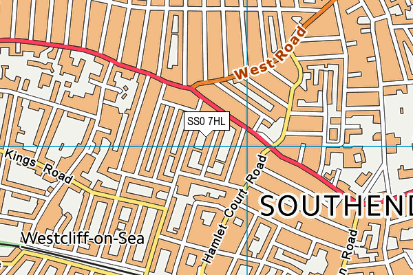 SS0 7HL map - OS VectorMap District (Ordnance Survey)