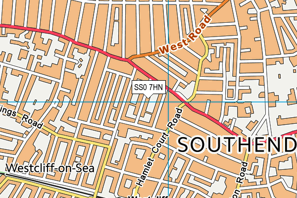 SS0 7HN map - OS VectorMap District (Ordnance Survey)