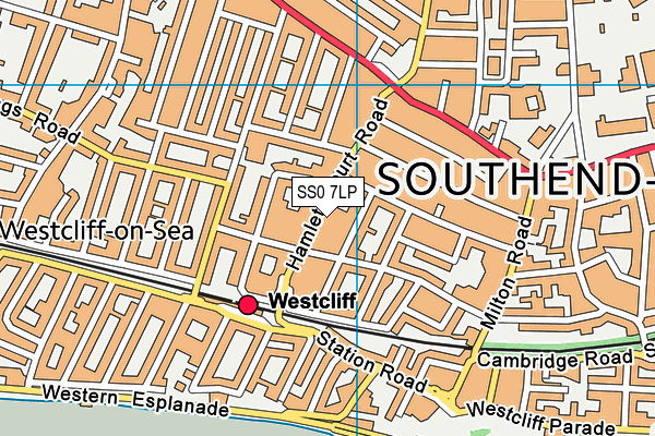 SS0 7LP map - OS VectorMap District (Ordnance Survey)