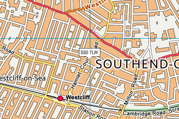 SS0 7LW map - OS VectorMap District (Ordnance Survey)