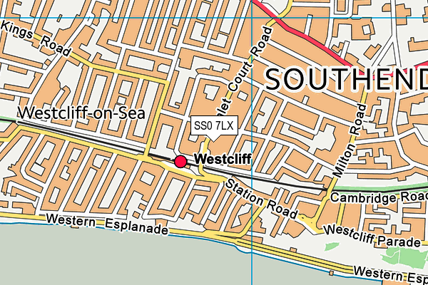 SS0 7LX map - OS VectorMap District (Ordnance Survey)