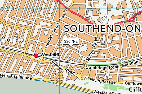 SS0 7NE map - OS VectorMap District (Ordnance Survey)