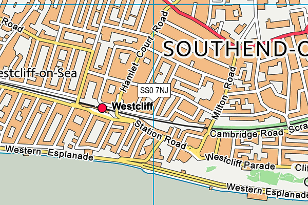 SS0 7NJ map - OS VectorMap District (Ordnance Survey)