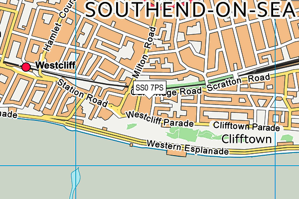 SS0 7PS map - OS VectorMap District (Ordnance Survey)