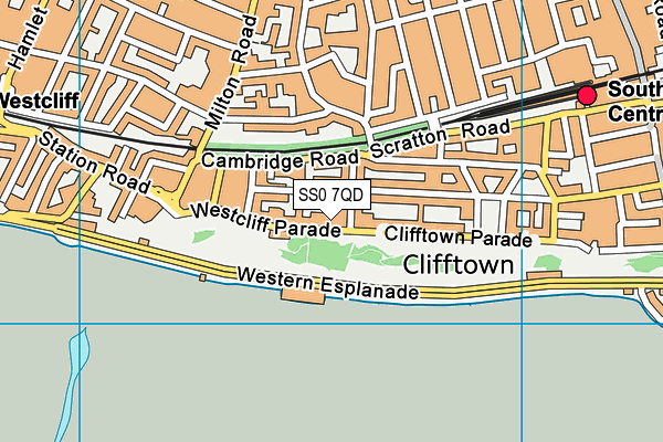 SS0 7QD map - OS VectorMap District (Ordnance Survey)