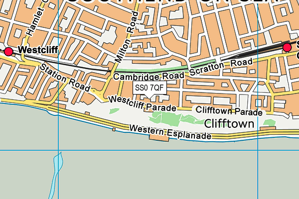 SS0 7QF map - OS VectorMap District (Ordnance Survey)