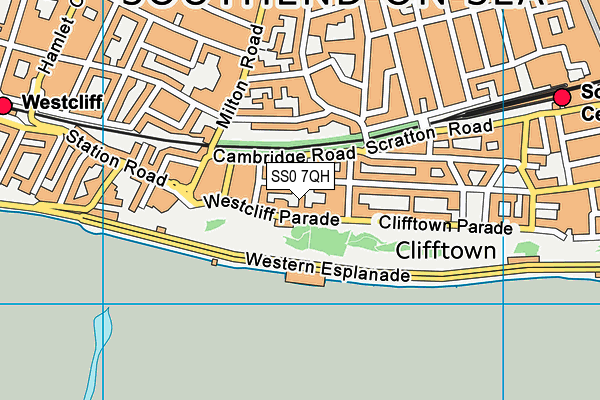 SS0 7QH map - OS VectorMap District (Ordnance Survey)