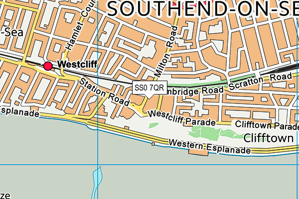 SS0 7QR map - OS VectorMap District (Ordnance Survey)