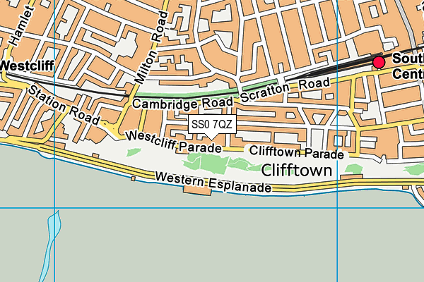 SS0 7QZ map - OS VectorMap District (Ordnance Survey)