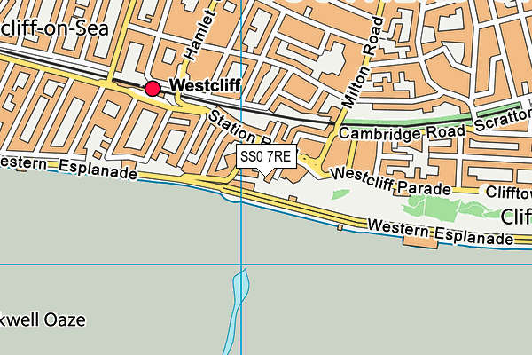 SS0 7RE map - OS VectorMap District (Ordnance Survey)