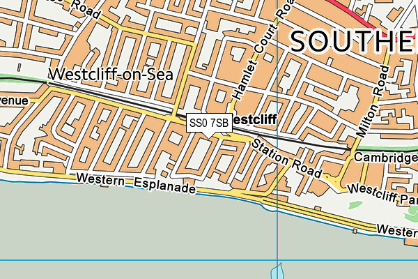 SS0 7SB map - OS VectorMap District (Ordnance Survey)