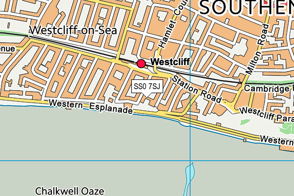 Map of ARGYLL HOUSE FLATS MANAGEMENT CO. (WESTCLIFF-ON-SEA) LIMITED at district scale