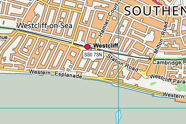 SS0 7SN map - OS VectorMap District (Ordnance Survey)