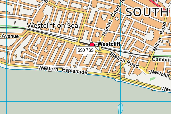 SS0 7SS map - OS VectorMap District (Ordnance Survey)