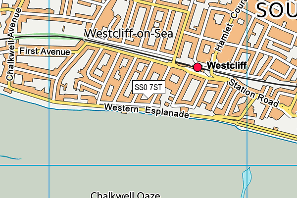 SS0 7ST map - OS VectorMap District (Ordnance Survey)