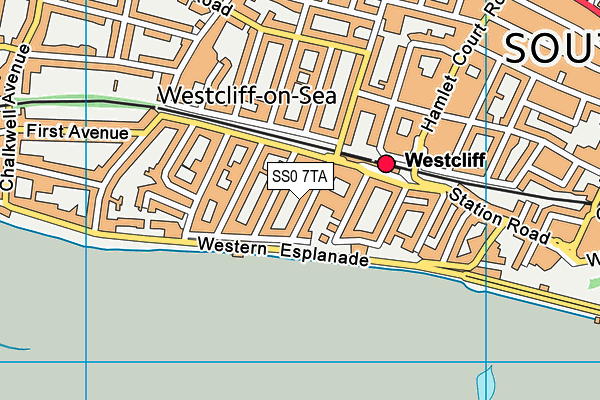SS0 7TA map - OS VectorMap District (Ordnance Survey)