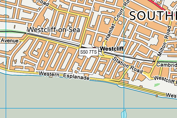 SS0 7TS map - OS VectorMap District (Ordnance Survey)