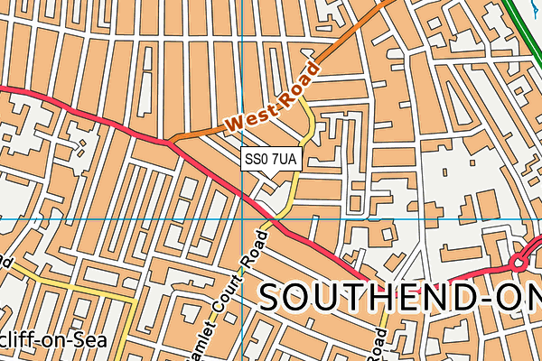 SS0 7UA map - OS VectorMap District (Ordnance Survey)