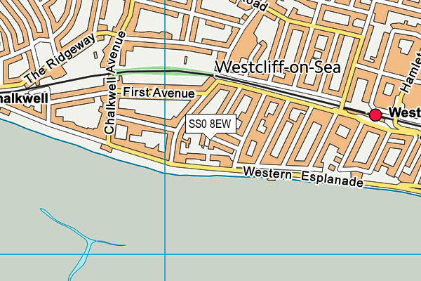 SS0 8EW map - OS VectorMap District (Ordnance Survey)