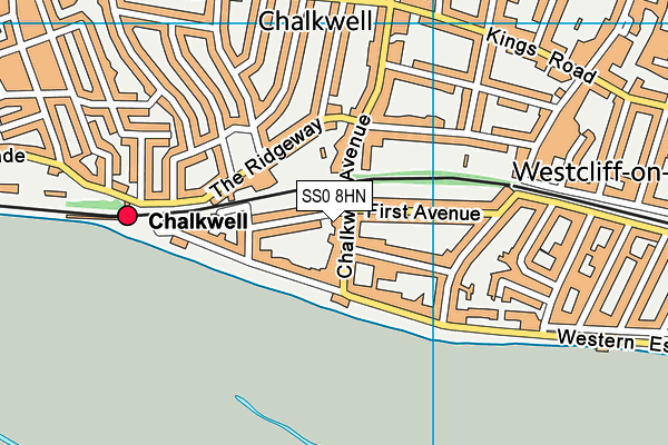 SS0 8HN map - OS VectorMap District (Ordnance Survey)